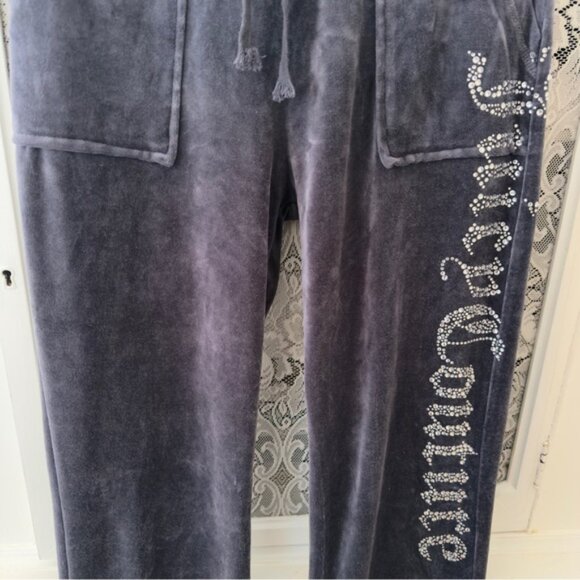 Vintage Juicy Couture Velour Bling Track Suit - Picture 9 of 15